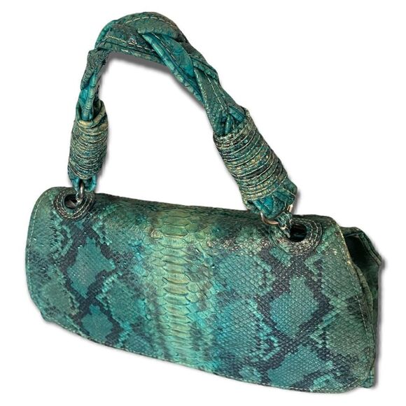 ❤️SOLD❤️Diego Rocha Python Custom Made Handbag - Picture 8 of 13